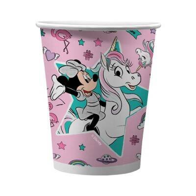 Minnie Mouse. Набор бумажных стаканов, розовый - 3, 6шт*250 мл