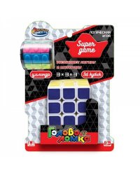 Логическая игра набор кубик 3х3, цилиндр, блист.12,5*20*5см ИГРАЕМ ВМЕСТЕ в кор.2*72шт