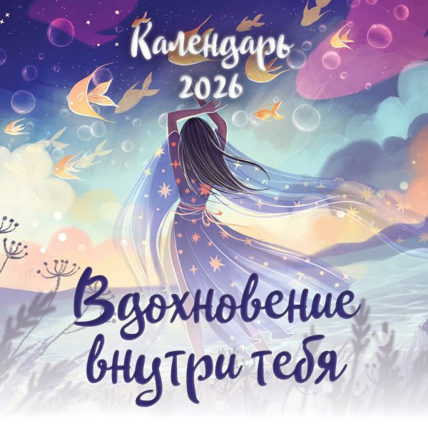 Вдохновение внутри тебя. Календарь настенный на 2026 год (300х300 мм)