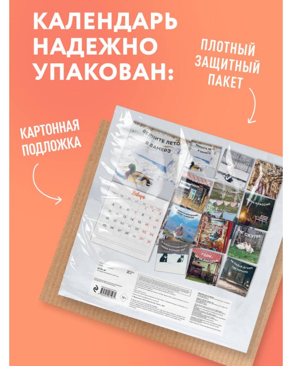 Не скули. Ироничный календарь настенный на 2027 год (300х300 мм)