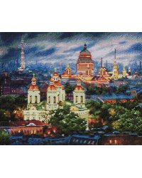 Мозаика на подрамнике. Все краски вечера. Санкт-Петербург (502-ST-S)