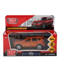 ТМ Технопарк. Машина металл "NISSAN X-TRAIL" 12см, открыв. двери, инерц, ЗОЛОТОЙ в кор. в кор.2*36шт