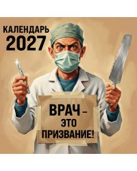 Врач - это призвание! Календарь настенный на 2027 год (300х300 мм)