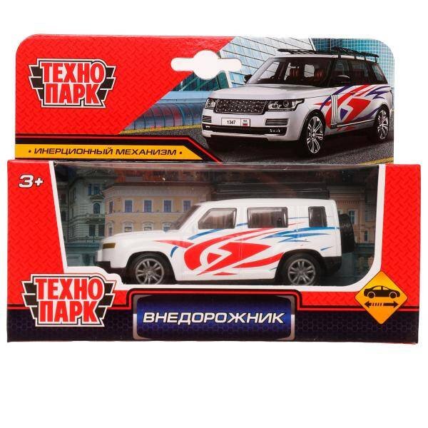 Машина металл ВНЕДОРОЖНИК СПОРТ, 10,5 см, инерция, кор Технопарк в кор.2*120шт