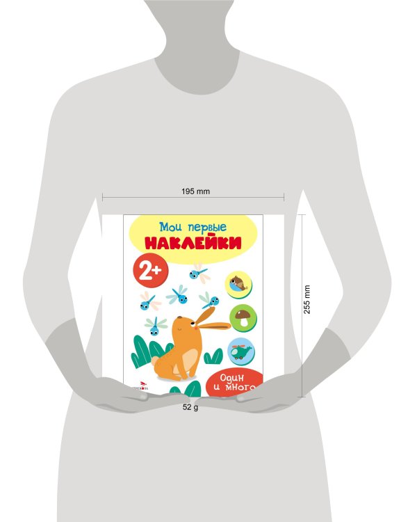 Мои первые наклейки 2+ Один и много
