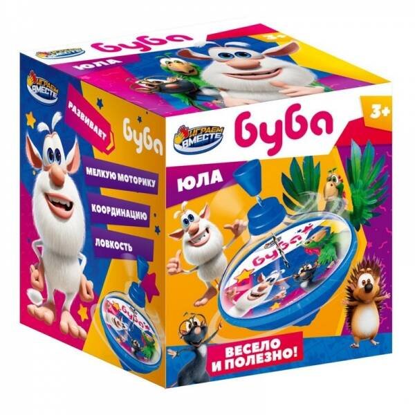 Юла БУБА кор.12,4*13,8*12,4см ИГРАЕМ ВМЕСТЕ в кор.2*54шт