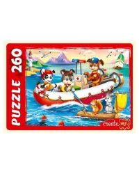 ПАЗЛЫ 260 элементов. СМЕЛЫЕ ЩЕНКИ-СПАСАТЕЛИ (Арт. ПУ260-0479)