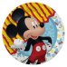 Mickey Mouse. Набор бумажных тарелок , 3D, 6 шт d-180 мм