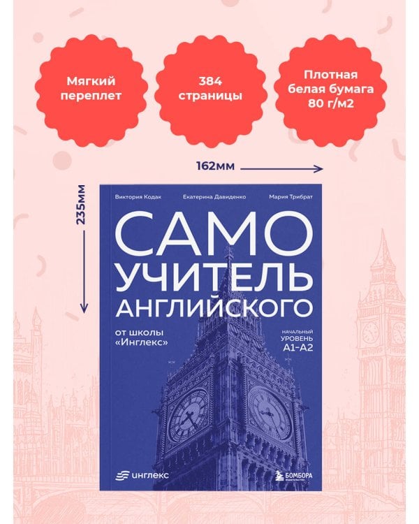 Самоучитель английского от школы "Инглекс". Начальный уровень А1-А2