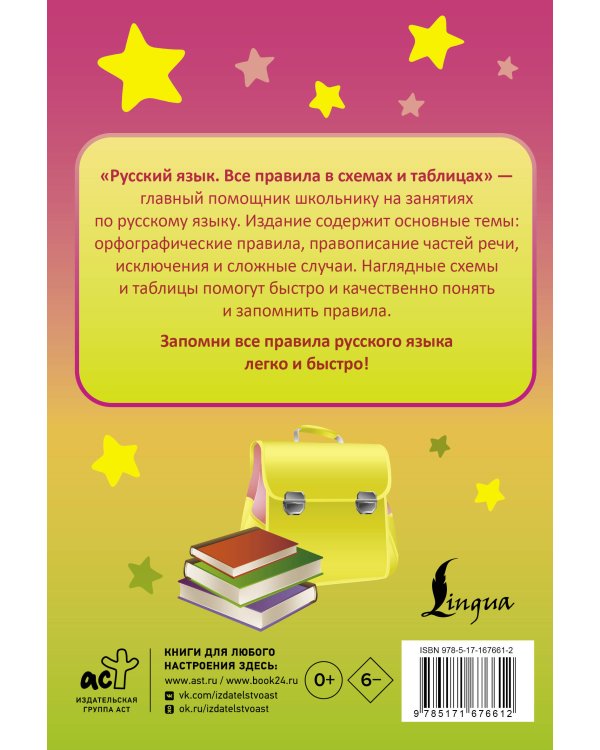 Русский язык. Все правила в схемах и таблицах