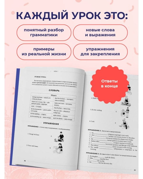 Самоучитель английского от школы "Инглекс". Начальный уровень А1-А2