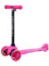 Самокат 3-х колесный (51*11) кол.11/7,6см ПВХ со свет.,макс.40кг, розовый, пакет (Арт. CR-S4-01PK)
