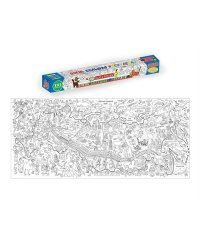 ОЧЕНЬ БОЛЬШАЯ РАСКРАСКА. КАРТА РОССИИ