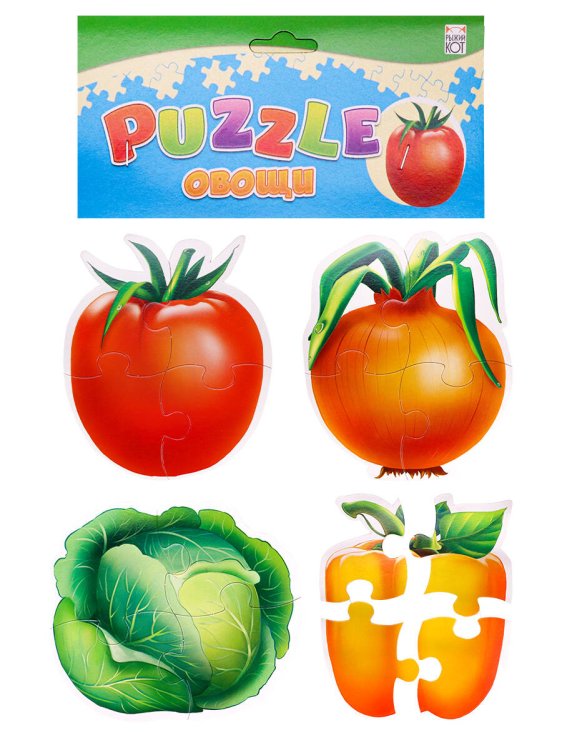 Пазлы мягкие для малышей ОВОЩИ (изолон) Арт. П-5420