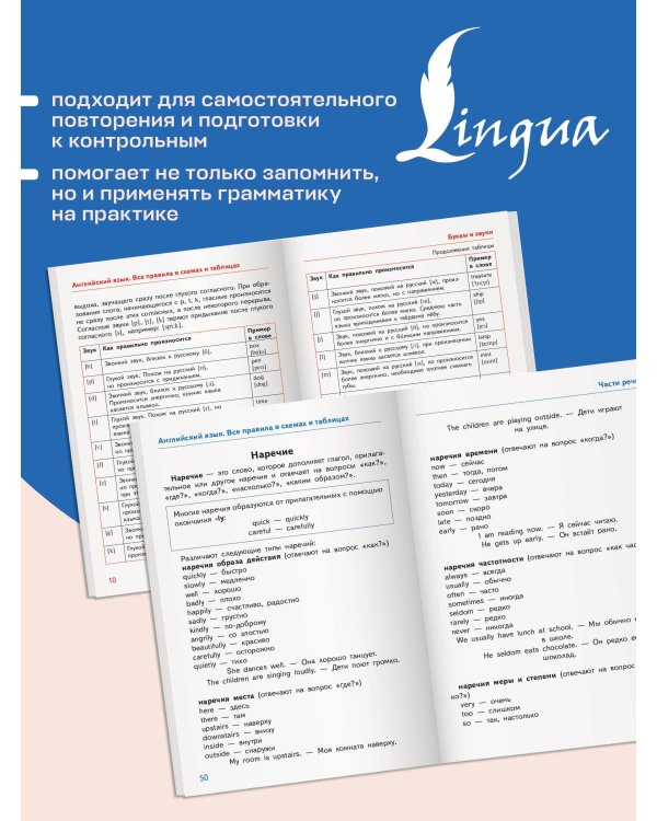 Английский язык. Все правила в схемах и таблицах