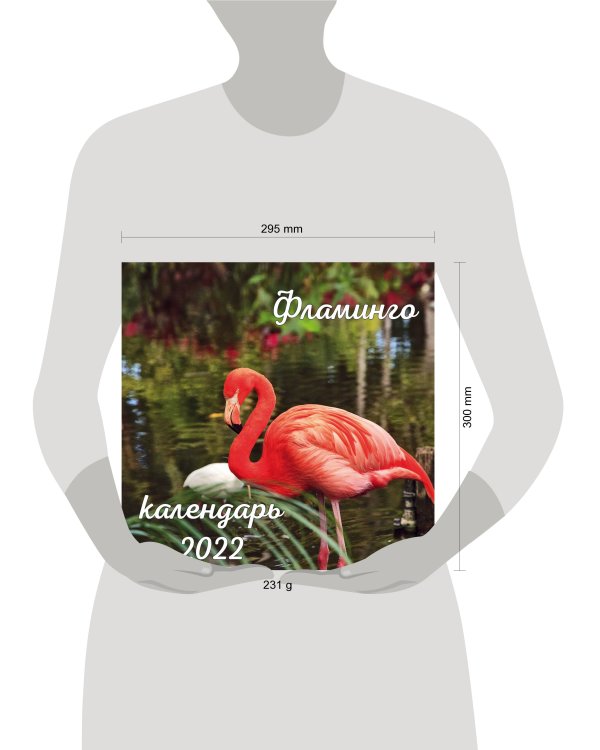 Фламинго. Календарь настенный на 2022 год (300х300 мм)