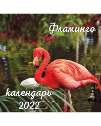 Фламинго. Календарь настенный на 2022 год (300х300 мм)