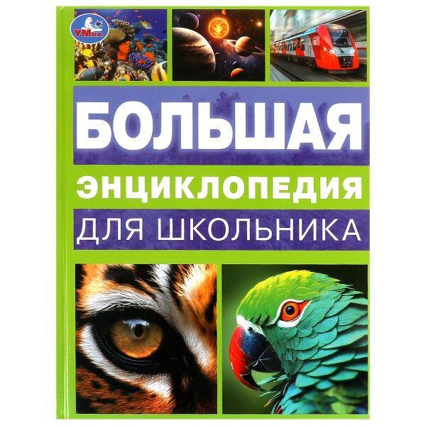 Большая энциклопедия для школьника. Энциклопедия. 197х255 мм. 7БЦ. 144 стр. Умка в кор.10шт
