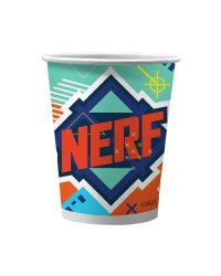 NERF. Набор бумажных стаканов, голубой, 6 шт*250 мл