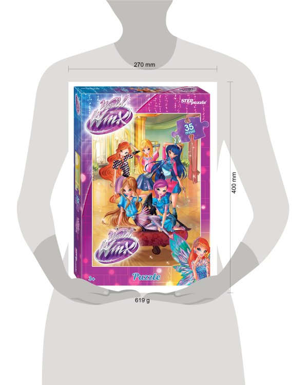 Мозаика "puzzle" 35 MAXI "Winx - 2" (Rainbow)