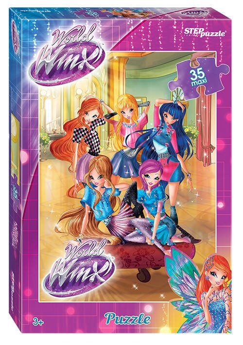 maxi 35 (STEPpazzle) Мозаика "puzzle" 35 MAXI "Winx - 2" (Rainbow)