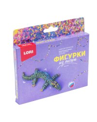 Бис-095 Фигурки из бисера "Крокодил"