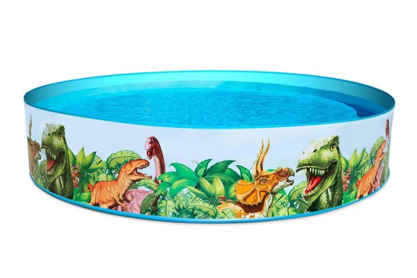 Бассейн Dinosaur Fill'N Fun Bestway 244 х 46 см (Арт. 55001)