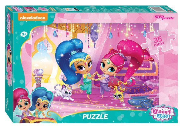 maxi 35 (STEPpazzle) Мозаика "puzzle" 35 MAXI "Шиммер и Шайн" (Никелодеон)