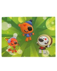 Игрушка деревянная Ми-ми-мишки одевашка Буратино в кор.100шт