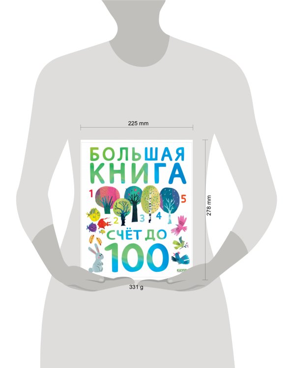 Первые книжки малыша. Большая книга. Счет до 100