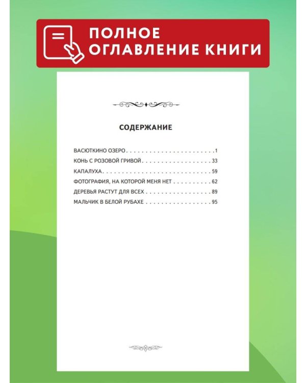 Васюткино озеро. Рассказы (ил. О. Зубарева)