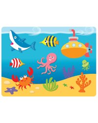 Многоразовые водные раскраски. Выпуск 14 (Подводный мир)