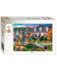 Мозаика "puzzle" 1500 "Дом в гавани Чарльз Харбор"