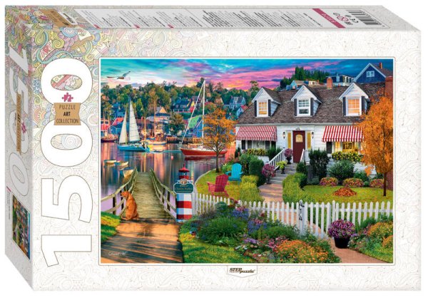 1500 (STEPpazzle) Мозаика "puzzle" 1500 "Дом в гавани Чарльз Харбор"