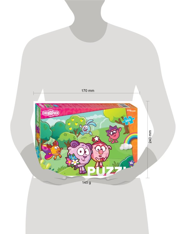 Мозаика "puzzle" 260 "Смешарики" (Мармелад Медиа)