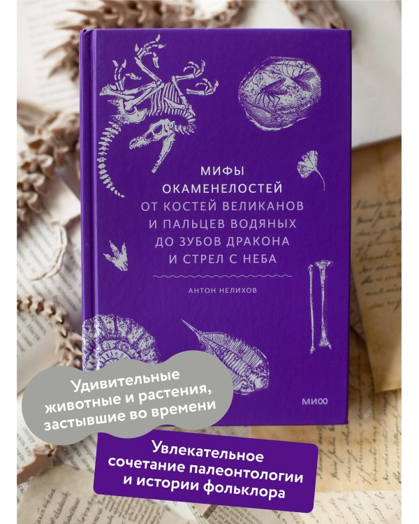 Мифы окаменелостей. От костей великанов и пальцев водяных до зубов дракона и стрел с неба