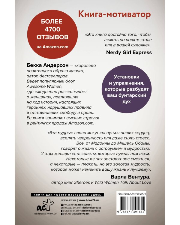 Сама дерзость. Мотивация и вдохновение на каждый день от великих бунтарок