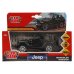 Машина металл JEEP WRANGLER RUBICON 11 см, двери, багаж, инерц, черный, кор. Технопарк в кор.2*36шт