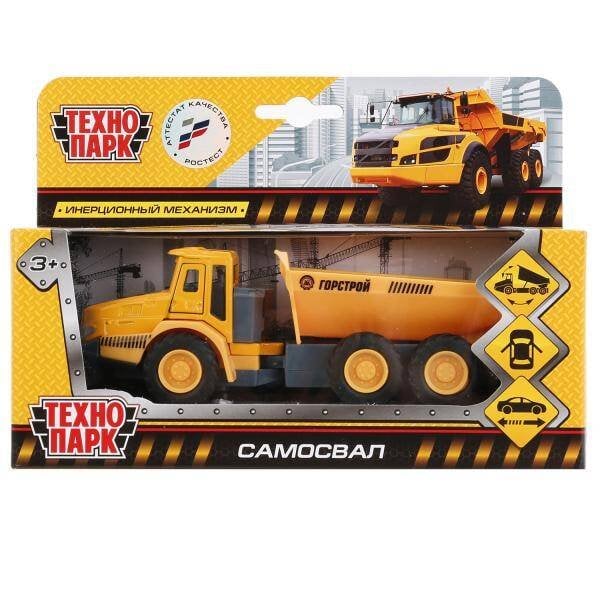 "ТЕХНОПАРК" БЕЗ СВЕТА И ЗВУКА (Умка) ТМ ТЕХНОПАРК. МЕТАЛЛ КАРЬЕРНЫЙ САМОСВАЛ 15СМ, ОТКРЫВ.ДВЕРЬ, ПОДВИЖ. ДЕТ., ИНЕРЦ. В КОР. в кор.2*24шт
