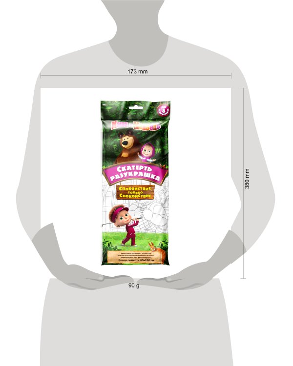 Скатерть Маша и медведь Спокойствие