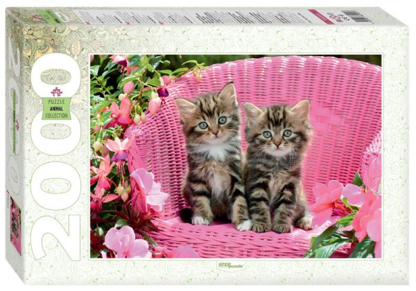 2000 (STEPpazzle) Мозаика "puzzle" 2000 "Милые котята"