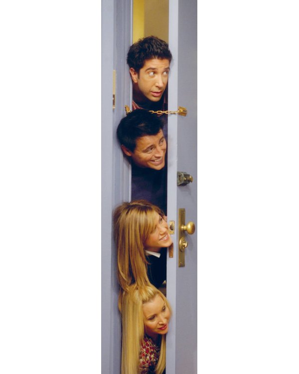 Закладка с резинкой. Friends