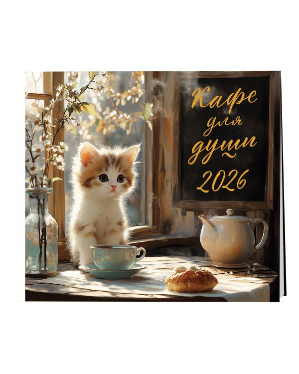 Кафе для души. Календарь настенный на 2026 год (300х300 мм)