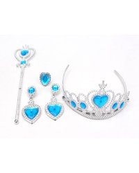 Игровой набор "Маленькая королева"(корона,клипсы,кольцо,2 палоч. 30 см,в пак.)(Арт. 2212805)