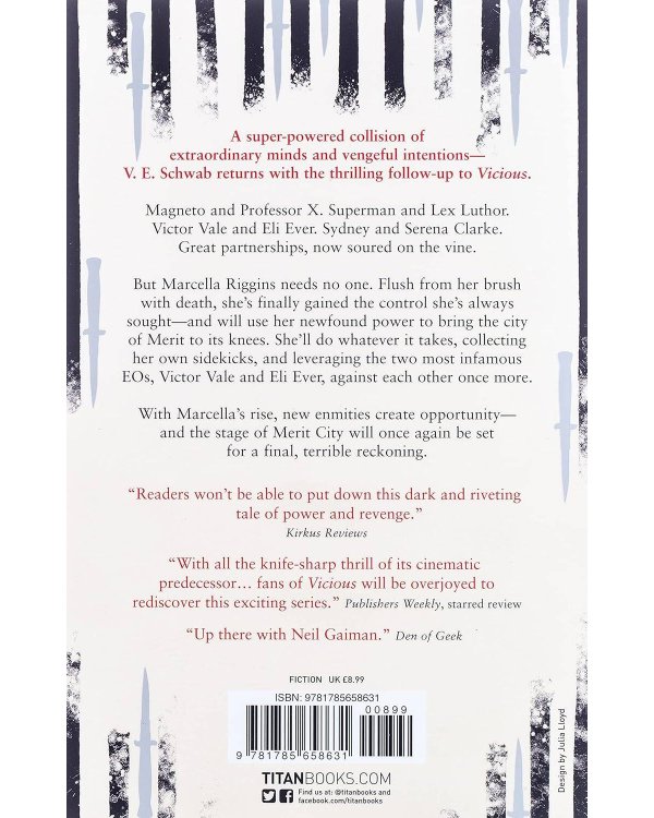 Vengeful (Victoria Schwab) Месть (Виктория Шваб)/ Книги на английском языке