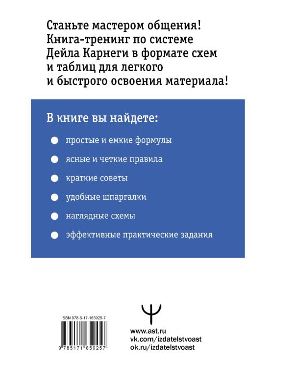 Карнеги. Правила общения в схемах и таблицах. Все понятно и «по полочкам»