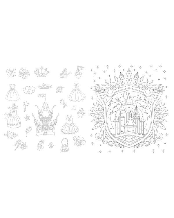 Я раскрашиваю принцесс