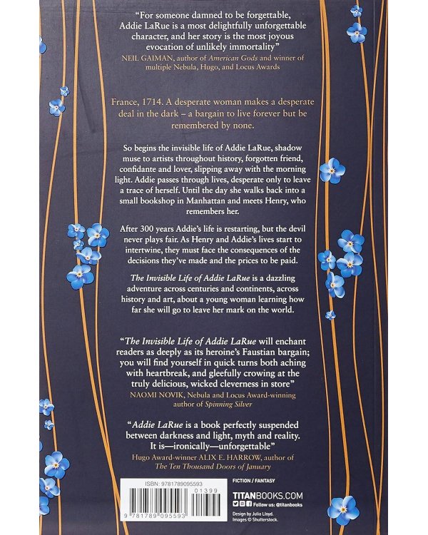 The Invisible Life of Addie Larue (Victoria Schwab) Незримая жизнь Адди Ларю (Виктория Шваб)/ Книги на английском языке