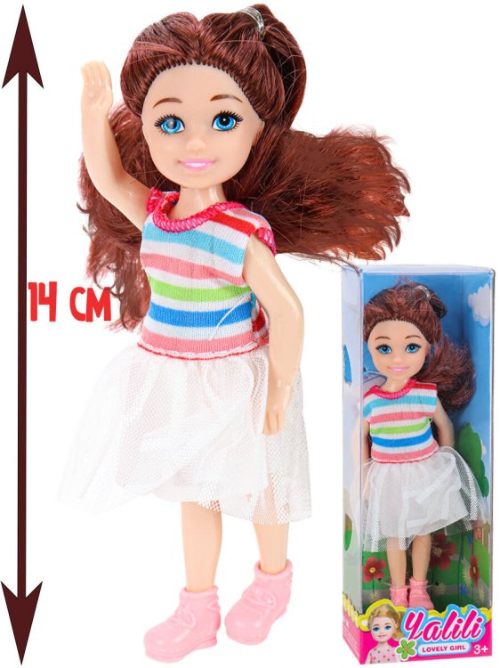 МИНИ-КУКЛЫ (Рыжий Кот) Кукла (14см)"Маргарита" (в коробке) ( Арт. 1982550)