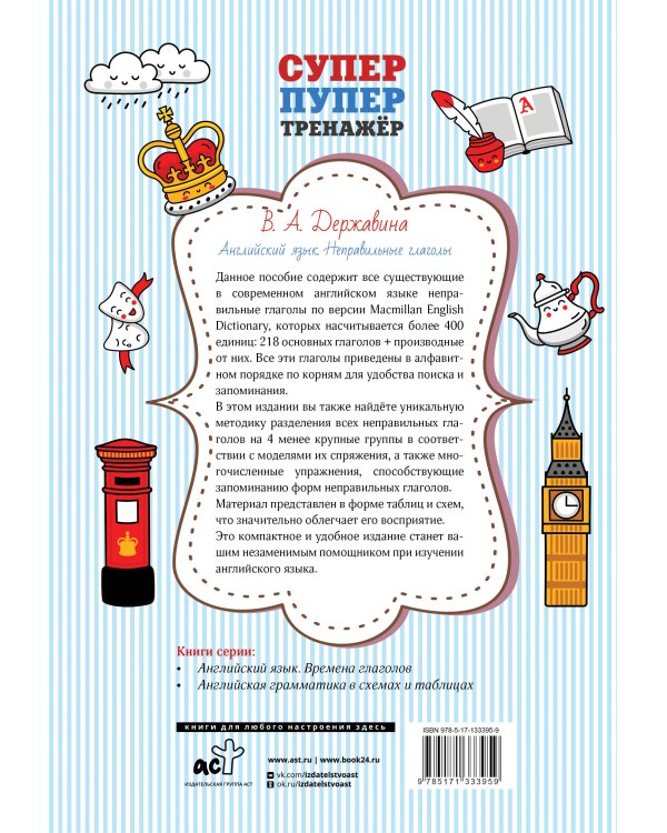 Английский язык. Неправильные глаголы